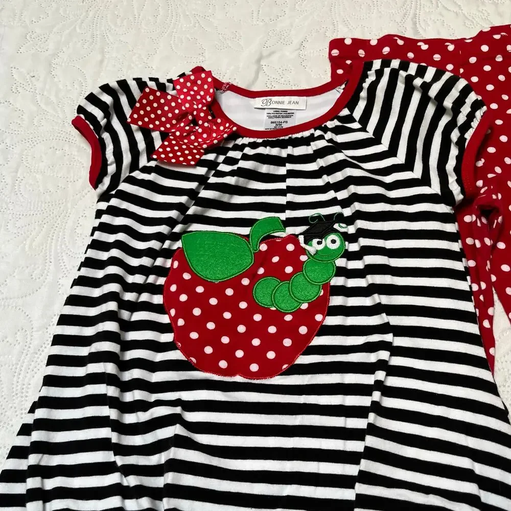 Bonnie Jean Apple School Outfit Size 6